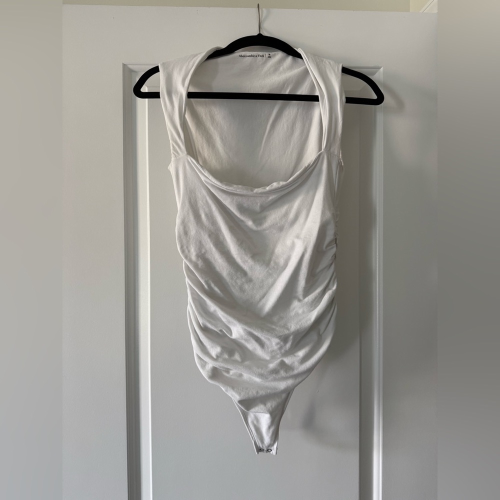 Abercrombie & Fitch White Synched Bodysuit